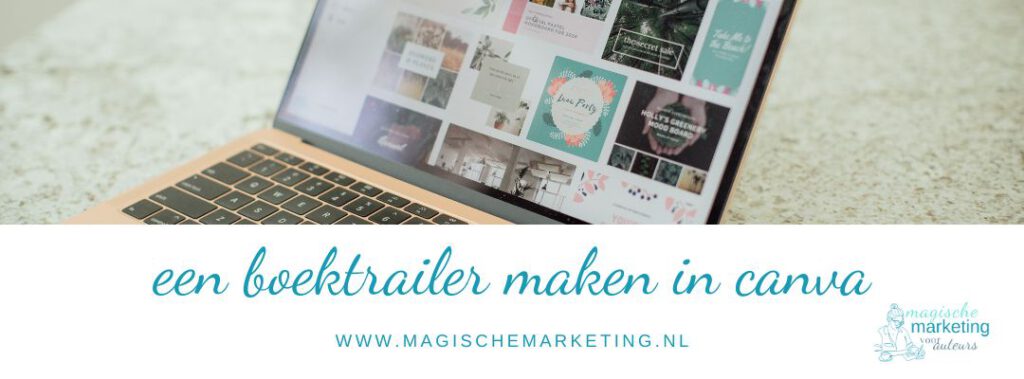 Een boektrailer maken in canva